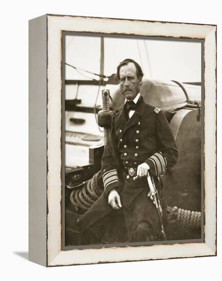 Admiral John A. Dahlgren-Mathew Brady-Framed Premier Image Canvas