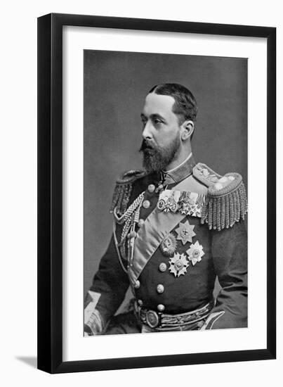 Admiral of the Fleet, the Duke of Saxe-Coburg Gotha, 1896-Gregory & Co-Framed Giclee Print