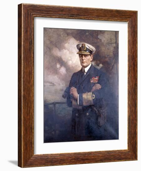 Admiral of the Fleet, the Earl Beatty, 1920-Albert Chevallier Tayler-Framed Giclee Print