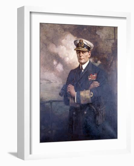 Admiral of the Fleet, the Earl Beatty, 1920-Albert Chevallier Tayler-Framed Giclee Print