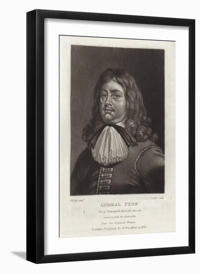 Admiral Penn-Sir Peter Lely-Framed Giclee Print