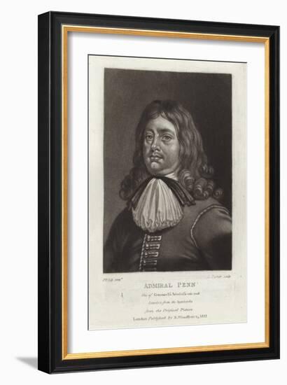 Admiral Penn-Sir Peter Lely-Framed Giclee Print