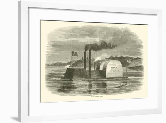 Admiral Porter's "Dummy", February 1863-null-Framed Giclee Print