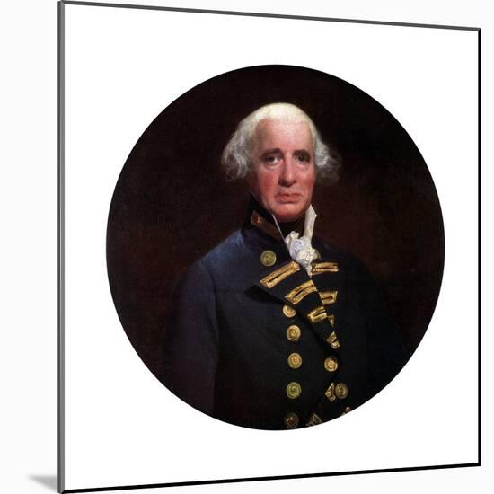 Admiral Richard, Earl of Howe, 1794-John Singleton Copley-Mounted Giclee Print