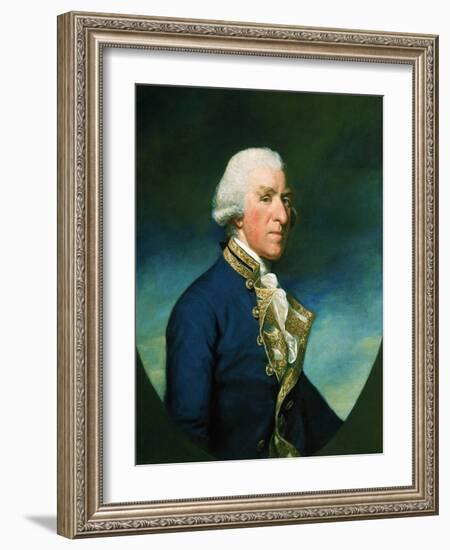 Admiral Samuel Hood, 1St Viscount Hood (1724-1816), 1784 (Oil on Canvas)-James Northcote-Framed Giclee Print