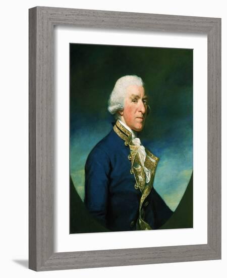 Admiral Samuel Hood, 1St Viscount Hood (1724-1816), 1784 (Oil on Canvas)-James Northcote-Framed Giclee Print