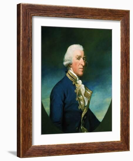 Admiral Samuel Hood, 1St Viscount Hood (1724-1816), 1784 (Oil on Canvas)-James Northcote-Framed Giclee Print