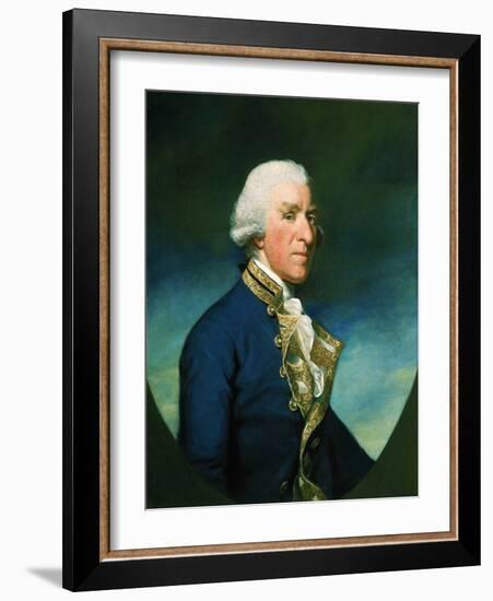 Admiral Samuel Hood, 1St Viscount Hood (1724-1816), 1784 (Oil on Canvas)-James Northcote-Framed Giclee Print