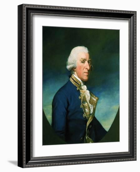 Admiral Samuel Hood, 1St Viscount Hood (1724-1816), 1784 (Oil on Canvas)-James Northcote-Framed Giclee Print