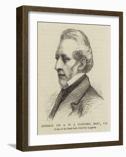 Admiral Sir a W J Clifford, Baronet-null-Framed Giclee Print