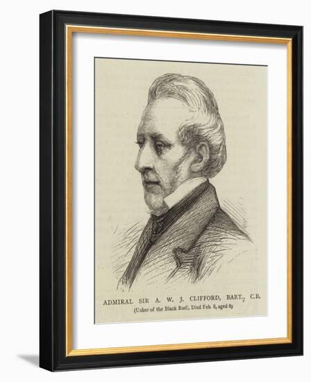 Admiral Sir a W J Clifford, Baronet-null-Framed Giclee Print