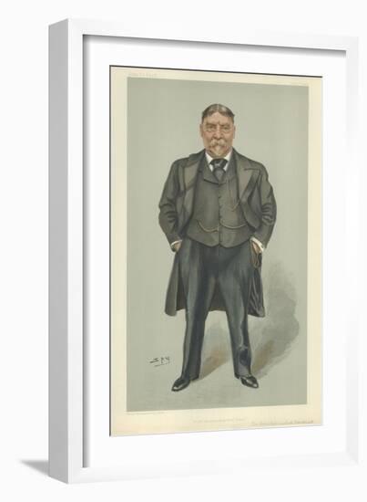 Admiral Sir Archibald Lucius Douglas-Sir Leslie Ward-Framed Giclee Print