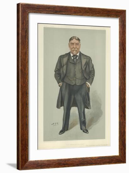 Admiral Sir Archibald Lucius Douglas-Sir Leslie Ward-Framed Giclee Print