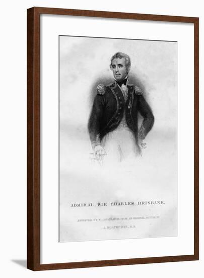 Admiral Sir Charles Brisbane (1769-182), 1837-W Greatbatch-Framed Giclee Print