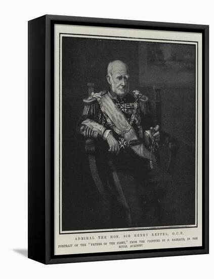 Admiral the Honourable Sir Henry Keppel-Francis Barraud-Framed Premier Image Canvas