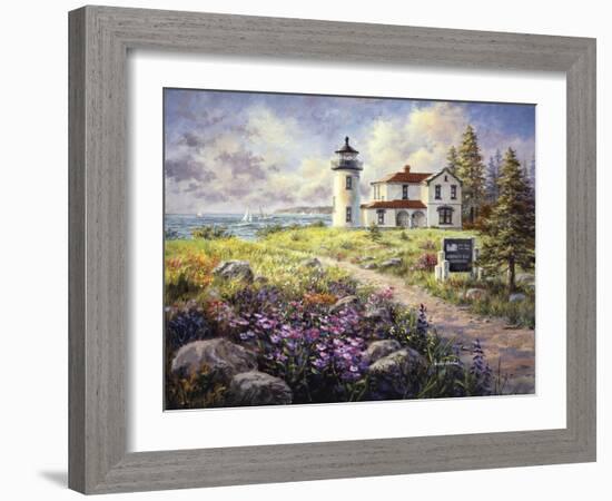 Admirality Head Lighthouse-Nicky Boehme-Framed Giclee Print