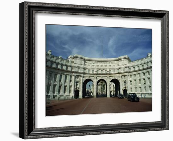 Admiralty Arch, at the End of the Mall, Off Trafalgar Square, London, England, United Kingdom-Lee Frost-Framed Photographic Print