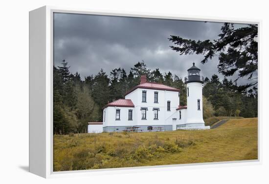 Admiralty Head Lighthouse-George Johnson-Framed Stretched Canvas