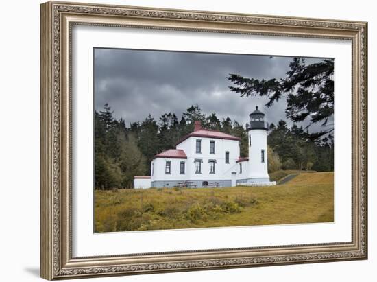 Admiralty Head Lighthouse-George Johnson-Framed Photo