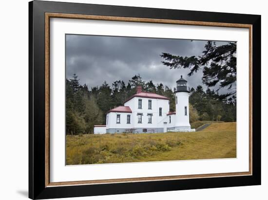 Admiralty Head Lighthouse-George Johnson-Framed Photo