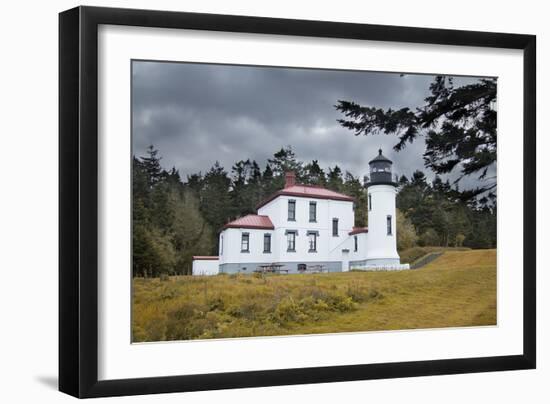 Admiralty Head Lighthouse-George Johnson-Framed Photo