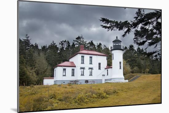 Admiralty Head Lighthouse-George Johnson-Mounted Photo