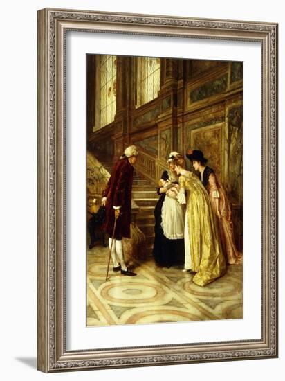 Admiring the Baby-George Goodwin Kilburne-Framed Giclee Print