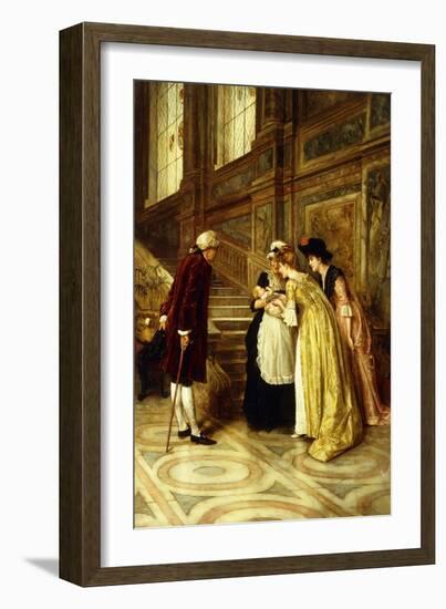 Admiring the Baby-George Goodwin Kilburne-Framed Giclee Print