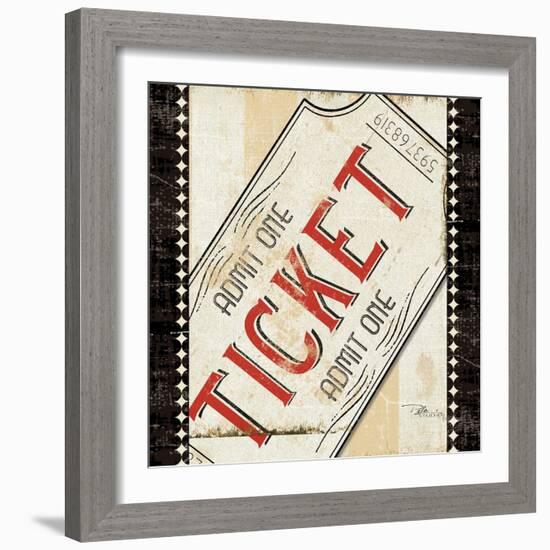 Admit One-Jess Aiken-Framed Art Print