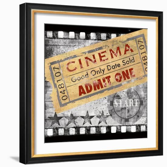 Admit One-Conrad Knutsen-Framed Art Print