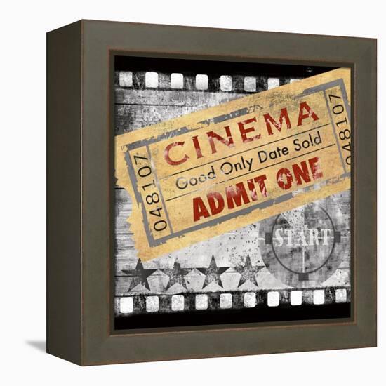 Admit One-Conrad Knutsen-Framed Stretched Canvas