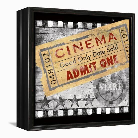 Admit One-Conrad Knutsen-Framed Stretched Canvas