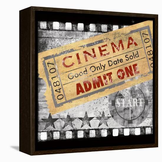 Admit One-Conrad Knutsen-Framed Stretched Canvas