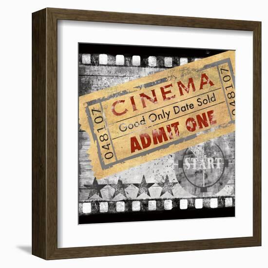 Admit One-Conrad Knutsen-Framed Art Print