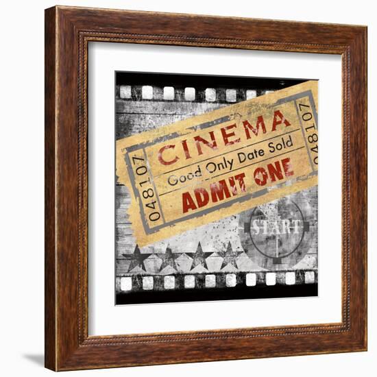 Admit One-Conrad Knutsen-Framed Art Print