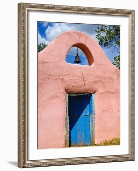 Adobe Entrance and Doorway, New Mexico, United States of America, North America-Michael DeFreitas-Framed Photographic Print