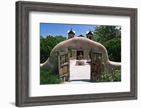 Adobe Gates El Santuario de Chimayo New Mexico-George Oze-Framed Photographic Print