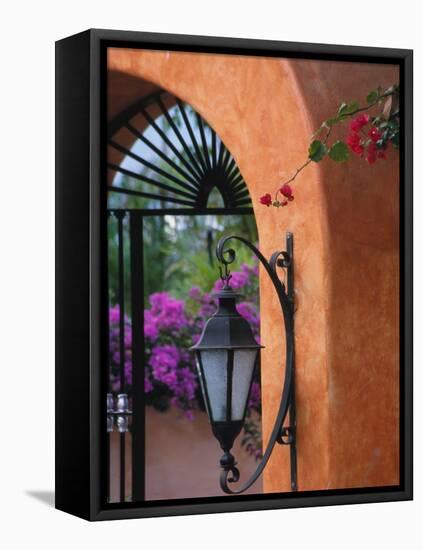 Adobe House Entry, Puerto Vallarta, Mexico-John & Lisa Merrill-Framed Premier Image Canvas