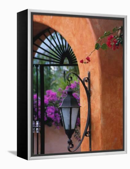 Adobe House Entry, Puerto Vallarta, Mexico-John & Lisa Merrill-Framed Premier Image Canvas