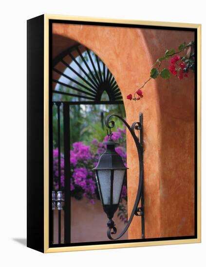 Adobe House Entry, Puerto Vallarta, Mexico-John & Lisa Merrill-Framed Premier Image Canvas