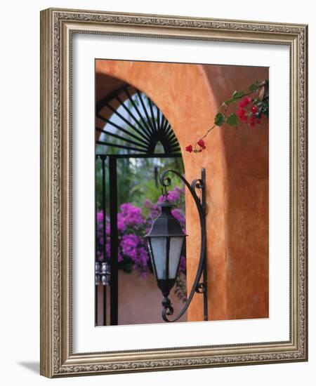 Adobe House Entry, Puerto Vallarta, Mexico-John & Lisa Merrill-Framed Photographic Print