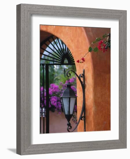 Adobe House Entry, Puerto Vallarta, Mexico-John & Lisa Merrill-Framed Photographic Print