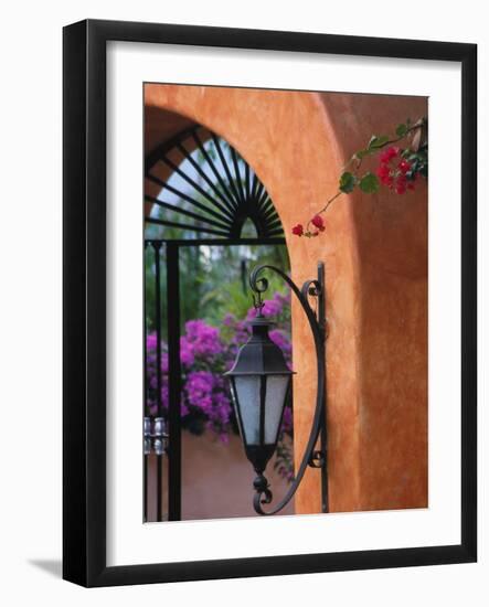 Adobe House Entry, Puerto Vallarta, Mexico-John & Lisa Merrill-Framed Photographic Print