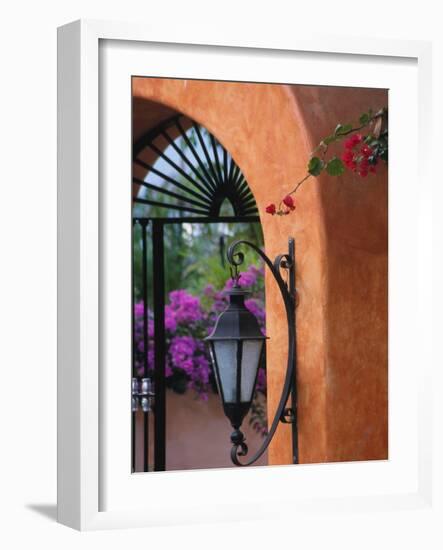 Adobe House Entry, Puerto Vallarta, Mexico-John & Lisa Merrill-Framed Photographic Print