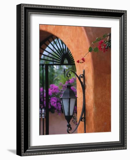 Adobe House Entry, Puerto Vallarta, Mexico-John & Lisa Merrill-Framed Photographic Print