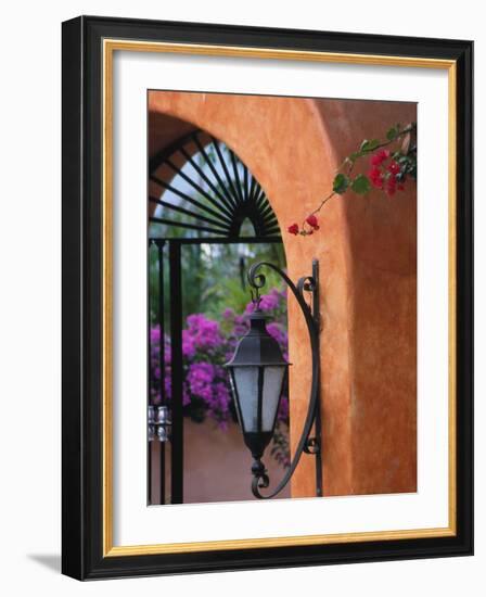 Adobe House Entry, Puerto Vallarta, Mexico-John & Lisa Merrill-Framed Photographic Print