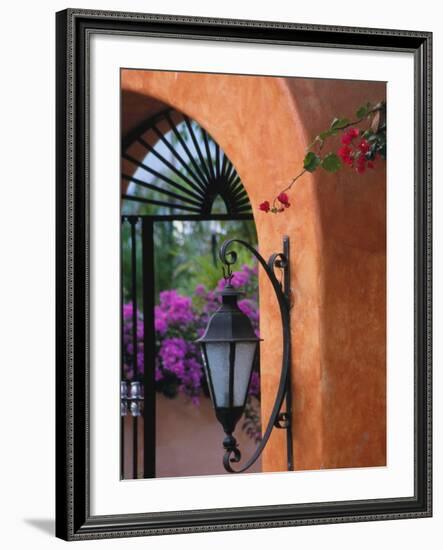 Adobe House Entry, Puerto Vallarta, Mexico-John & Lisa Merrill-Framed Photographic Print