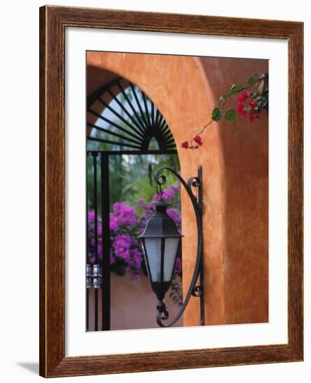 Adobe House Entry, Puerto Vallarta, Mexico-John & Lisa Merrill-Framed Photographic Print