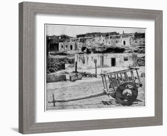 Adobe Houses, New Mexico, USA, Late 19th Century-John L Stoddard-Framed Giclee Print