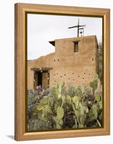 Adobe Mission, De Grazia Gallery in Sun, Tucson, Arizona, United States of America, North America-Richard Cummins-Framed Premier Image Canvas